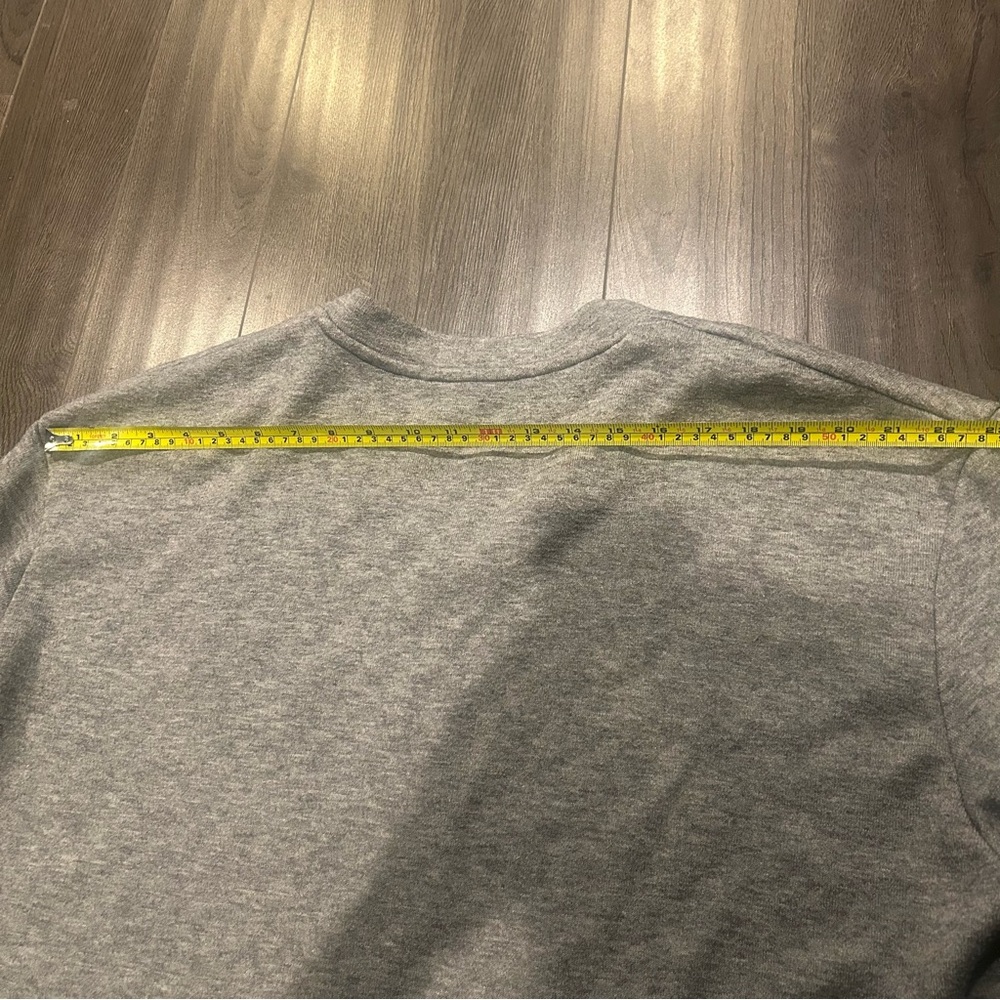 Gray V-Neck Sweater - Picture 9 of 11